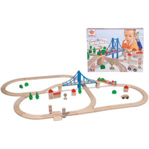 Ігровий набір Eichhorn Залізниця. Подорож через міст 55 елементів 500 см (100001264) рейтинг