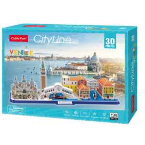 Тривимірна головоломка-конструктор Cubic Fun City Line (6944588202699)