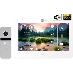 Комплект видеодомофона NeoLight Mezzo HD WF и Solo FHD Silver в Житомире