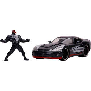 Машина металлическая Jada Марвел Человека-Паук Dodge Viper SRT10 (2008) + фигурка Венома 1:24 (253225015) (4006333070457) лучшая модель в Житомире