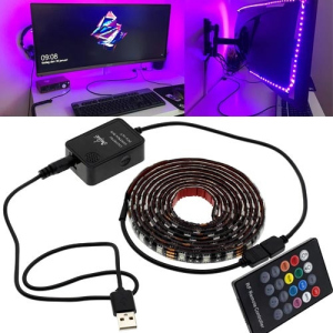 Светодиодная лента LED RGB 2м ТВ с пультом ДУ, USB и датчиком звука в Житомире