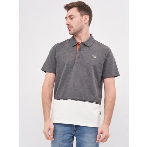 Поло Lacoste YH1539-H17 M (T4) Gray/White (3614039997339) в Житомирі