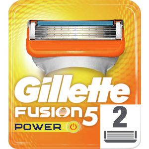 Змінні картриджі для гоління (леза) чоловічі Gillette Fusion5 Power 2 шт (7702018877560) краща модель в Житомирі