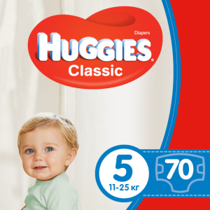 хороша модель Підгузки Huggies Classic Giga 5 11-25 кг 70 шт (5029053547305)