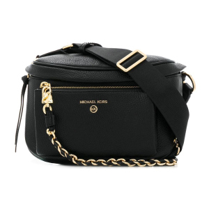 Жіноча шкіряна сумка Michael Kors Slater MD Sling Pack Msgr 30T0G04M6L 001 Black (800070124301) краща модель в Житомирі