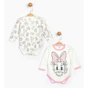 Боді Disney Minnie Mouse MN16077 86-92 см 2 шт Біло-рожеве (8691109822390) ТОП в Житомирі