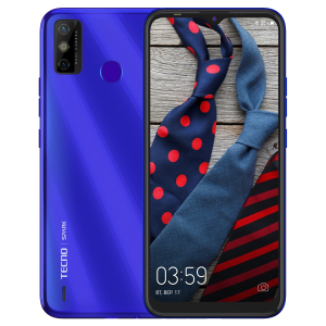 Мобильный телефон Tecno Spark 6 Go 3/64GB Aqua Blue (4895180762918)