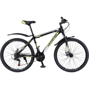 Велосипед Champion Spark 29" 19.5" Black-neon yellow-white (29ChWS21-003251) лучшая модель в Житомире