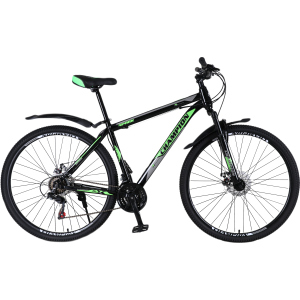 Велосипед Champion Spark 29" 19.5" Black-green-white (29ChWS21-003252) ТОП в Житомире