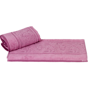 Махровое полотенце с жаккардовым бордюром Hobby Sultan 70x140 Pink (8693675947552) лучшая модель в Житомире