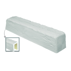 Балка декоративна з поліуретану "Рустик" Decowood EQ 005 (2м) classic біла 19х13 ТОП в Житомирі