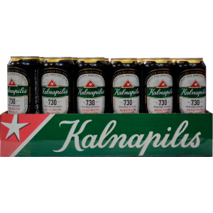 Упаковка пива Kalnapilis 7.30 светлое фильтрованное 7.3% 0.568 л x 24 шт (4770477223696G) в Житомире