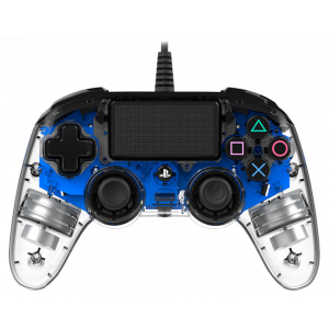 Геймпад Nacon Wired Illuminated Compact Controller для PS4 (Blue) [48619] краща модель в Житомирі