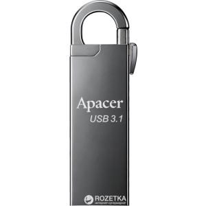 Apacer AH15A 128GB USB 3.1 Ashy (AP128GAH15AA-1) лучшая модель в Житомире