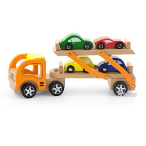 Игрушка Viga Toys "Автотрейлер" (50825) (6934510508258) лучшая модель в Житомире