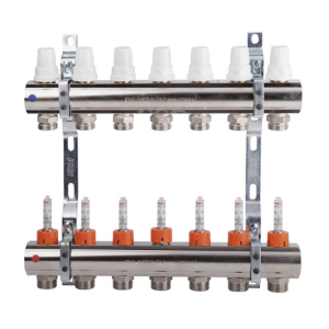 Коллектор Icma 1" 7 выходов, с расходомером №K013 лучшая модель в Житомире