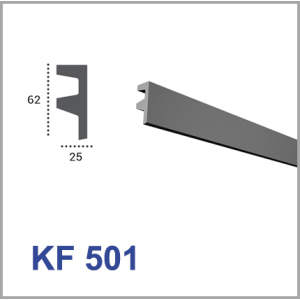 Карниз для прихованого освітлення Tesori KF501 200см