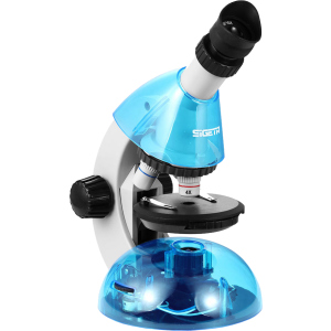 купить Микроскоп Sigeta Mixi с адаптером для смартфона (40x-640x) Blue (65911)