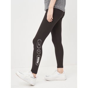 Спортивные леггинсы Puma Rebel High 7 8 Leggings 58583651 L Black-Untamed (4063697323773) лучшая модель в Житомире