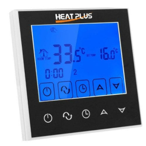 Терморегулятор Heat Plus BHT-321 GB Чорний ТОП в Житомирі