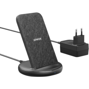 Бездротовий зарядний пристрій Anker PowerWave II Stand 5/7.5/10/15W Black+Gray (А2529GF1/B2529GF1) надійний