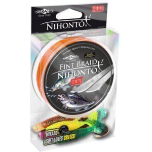 Шнур Mikado Nihonto Fine Braid 150 м 0.25 мм 20.90 кг Orange (Z19O-025) краща модель в Житомирі