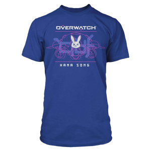 Футболка JINX Overwatch - Battle Meka D.Va Premium Tee Royal Blue, XL рейтинг