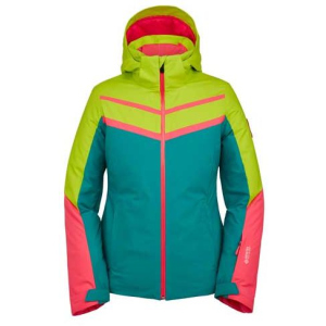 Гірськолижна куртка Spyder Captivate Gtx Infinium 38203038-442 8 Зелена з рожевим та бірюзовим (192636167605) краща модель в Житомирі